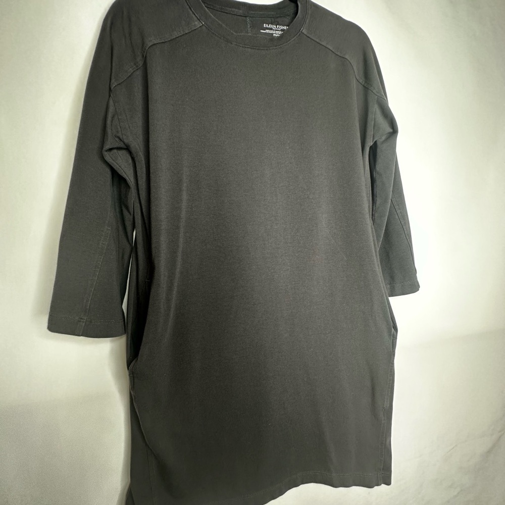 Eileen Fisher Black Long Sleeve Dress